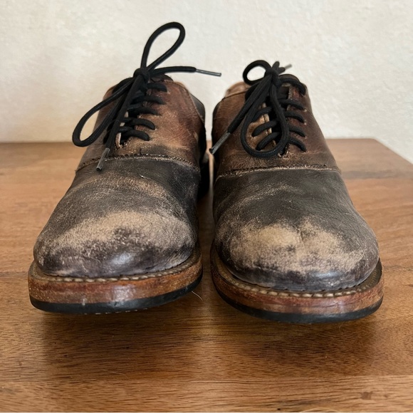 Bed Stu Mens Oxford 8.5
Brown Cobbler Distressed
Lace Up Dress Hand Crafted - Picture 3 of 16